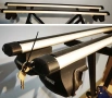 Алуминиев багажник напречни греди THULE 110см за монтаж на рейки, снимка 1
