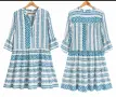 👗👗👗 Разкроена рокля в тюркоаз🩵🩵🩵 м/л/хл, снимка 1