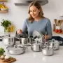 Професионален комплект тенджери Zeiplteir - 12 части, снимка 4