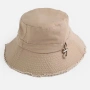 Дамска bucket шапка от памук jean бежова_1261290, снимка 2