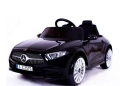Черна акумулаторна кола Mercedes Benz CLS350 с кожена седалка 12V, снимка 2