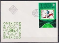 Първодневни пликове Спорт Футбол Мексико 1986 от България, снимка 2