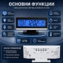 Електронен дигитален светещ часовник с термометър за стая сензор, снимка 2