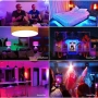 Смарт LED крушка WiFi RGB Tuya 9W E27 – Многоцветна, Гласов контрол, Alexa, Google Home, Smart 10339, снимка 7
