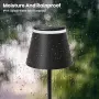 LED настолна лампа на батерия, USB-C зареждане и дистанционно, снимка 8