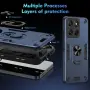 WANLONFENG YS Series за Motorola Moto G67 5G / Moto G87 5G / Moto G77 5G Удароустойчив PC TPU Калъф , снимка 7
