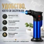 Мини кухненска горелка на газ запалка въглища нагриле сладкиши барбекю, снимка 5
