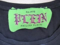 Черна дамска тениска PHILIPP PLEIN, размер S, снимка 4
