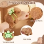 Capybara Slap Grip, Сладка Capybara Плюшена Играчка за Китка, Гривна за Гушкане Плюшена Интерактивна, снимка 2