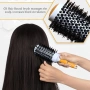 Кръгла керамична четка за коса 53 мм, Global Keratin Thermal Round Anti-Static Brush 53 mm, снимка 2