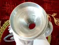 Италианска калаена ваза,кана,свещник,бокал,шедьовър. , снимка 8