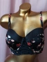 Hunkemoller 75 E Черен сатенен сутиен , снимка 2