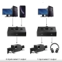 HiFi стерео аудио превключвател 2x1/1x2 – RCA & 3.5 мм жак суичър с Mute бутон за PC и аудио 10472, снимка 3