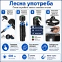 Акумулаторен LED челник за глава фенер и къмпинг лампа с магнит риболов туризъм палатка планинарство, снимка 7