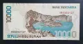 Индонезия.
 10 000 рупии
1998 година.
Нова., снимка 2