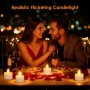 Ropelux 12 акумулаторни чаени свещички със зарядна основа, снимка 7