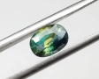 Рядък ненагряван многоцветен сапфир 1,41 карата! Сертификат!, снимка 2