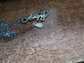 сребърно колие мой "Angel", комбинирано със символ за безкрайност и малки сърца-925 пр. сребро 3.51г, снимка 6