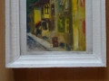ХРИСТО КАБАКЧИЕВ картина "Градски пейзаж" акварел 1950 г, снимка 4