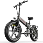 Сгъваем електрически велосипед Eletronbike OD20 – 500W, 48V, до 100 км пробег, снимка 11