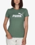 PUMA Essential Logo Tee Green  Дамска тениска PUMA , снимка 1