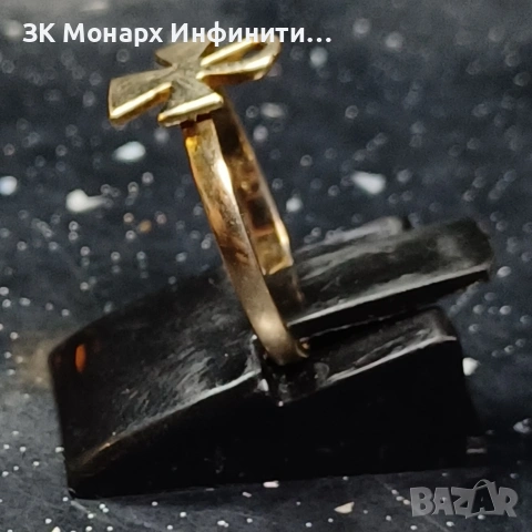 златен пръстен /585/, снимка 3 - Пръстени - 53967717