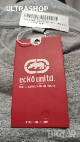 Нова мъжка тениска Ecko M size oversize, снимка 5 - Тениски - 54884147