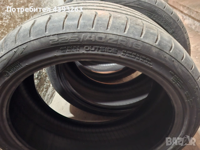 Продавам 4 броя летни гуми 225/40/18, снимка 3 - Гуми и джанти - 54091143
