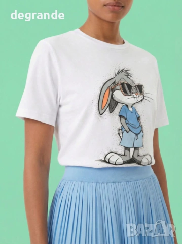  🎀Дамска Тениска с Камъчета , снимка 4 - Тениски - 54098701