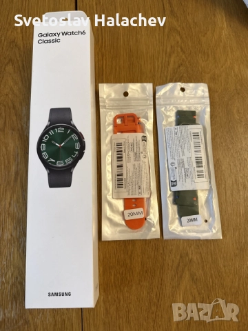 Samsung Watch6 Classic смарт часовник+подаръци!
