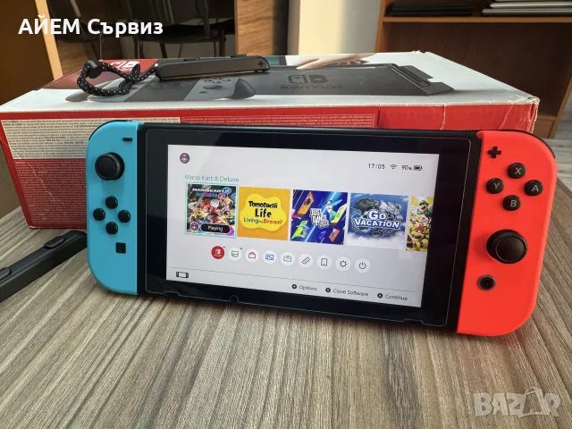 Nintendo Switch с поставен чип, снимка 2 - Nintendo конзоли - 55576871