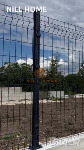 тел ( тип-бръснач ) бодлива тел, мрежа с декорация ( изкуствена трева ) зелена, антрацид, колове, , снимка 14 - Огради и мрежи - 55168550