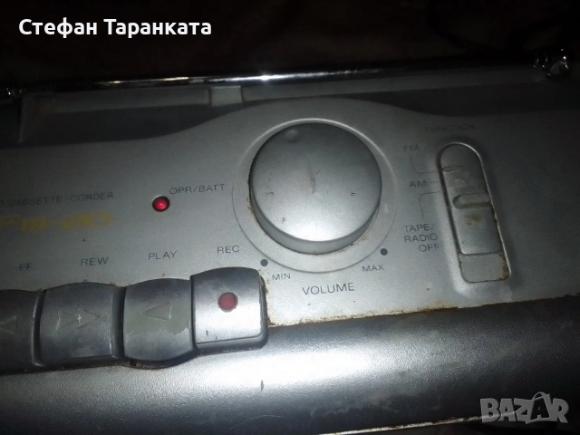 Радио касетофон SONY работи си на касети , снимка 4 - Радиокасетофони, транзистори - 55272232