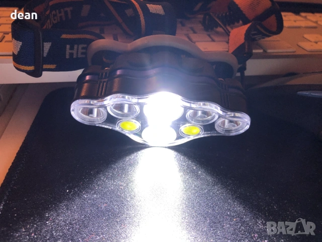 Професионален Led челник, снимка 7 - Къмпинг осветление - 54046382