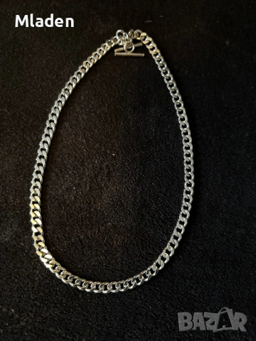 Мъжки ланец от медицинска стомана, снимка 2 - Колиета, медальони, синджири - 54026637