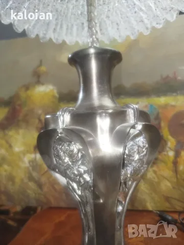 Donatello Argenti. Италианска дизайнерска лампа стил Арт Деко, снимка 5 - Настолни лампи - 55475214