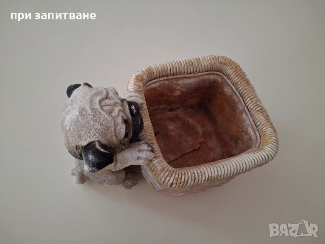 Кашпа кученце, снимка 4 - Саксии и кашпи - 54625308