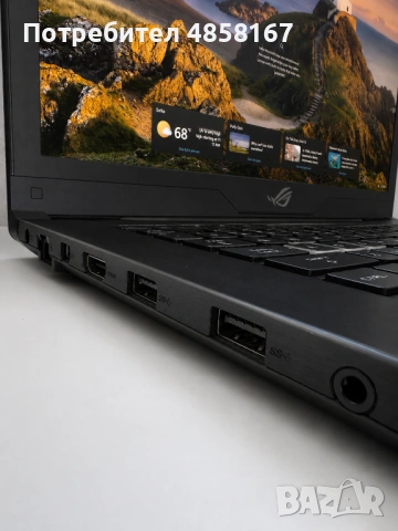 ASUS ROG Strix GL703GE | i7-8750H | GTX 1050 Ti 4GB | 17.3” Gaming Laptop, снимка 5 - Лаптопи за игри - 54923474