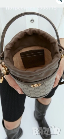 Нова Дамска Чанта Gucci, снимка 2 - Чанти - 55224199