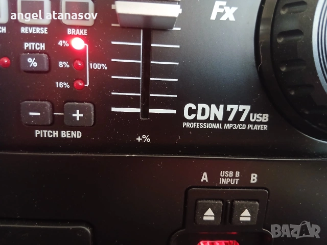 Продавам професионален CD player Numark CDN-77, снимка 6 - Аудиосистеми - 55069456