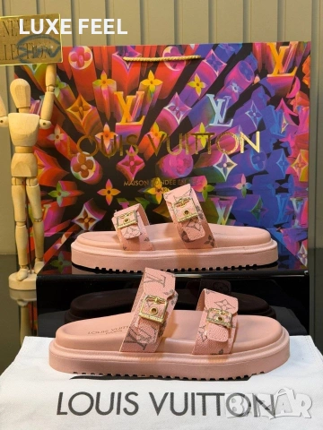 Louis Vuitton ⚜️Дамски Чехли 36-41 , снимка 7 - Чехли - 54335917