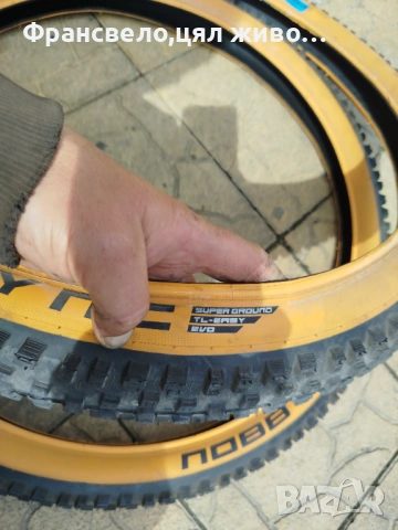 26 цола гуми за велосипед колело schwalbe Nobby nic 2.35, снимка 2 - Части за велосипеди - 54489072