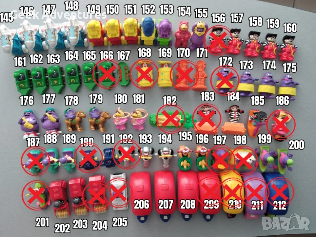 McDonalds Toys / Макдоналдс Играчки от 90те Винтидж Колекционерски, снимка 5 - Колекции - 46745216