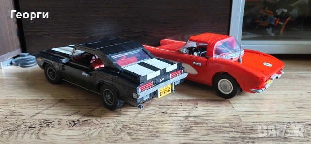 Lego Creator Chevrolet Camaro + Corvette C1 китайски копия на , снимка 2 - Конструктори - 55129334