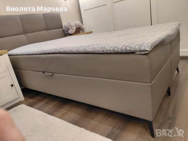 Спалня +топ матрак 120 х 200 см, без забележки, снимка 8 - Спални и легла - 54497056