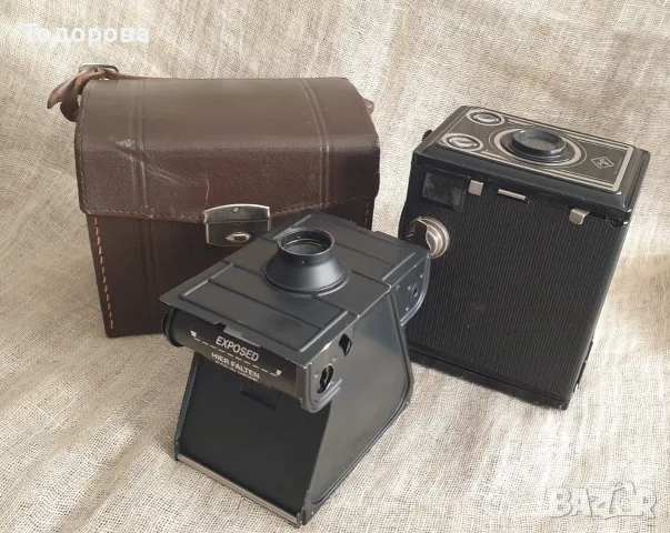 Старинен фотоапарат Agfa / Куб/ , снимка 4 - Антикварни и старинни предмети - 55424184
