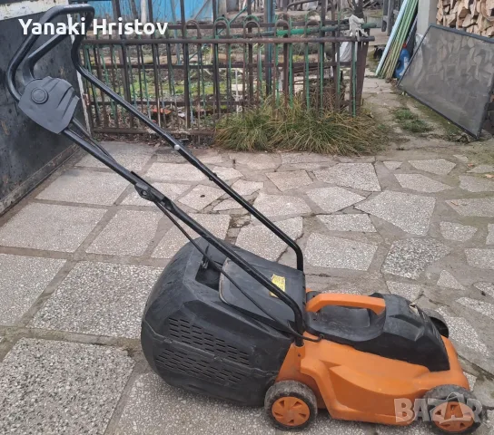 Електрическа косачка TOP Garden с повреден ротор, снимка 5 - Градинска техника - 54724755