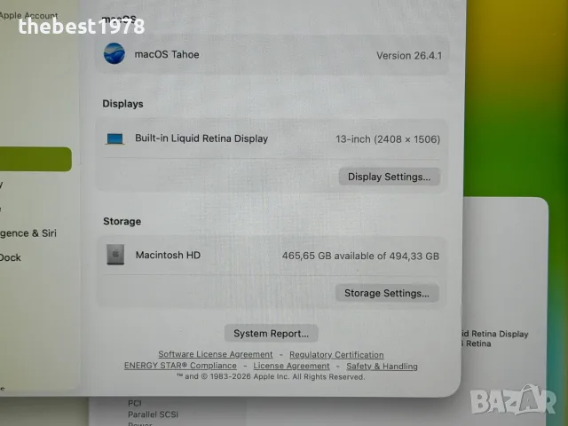 НОВ! MacBook NEO Citrus`512GB SSD/6-Core CPU/5-Core GPU/Гаранция 32 Месеца, снимка 7 - Лаптопи за работа - 55686423