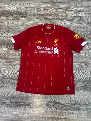 Оригинална мъжка тениска New Balance x FC Liverpool размер ХЛ Сезон 19/20, снимка 2 - Тениски - 54960766