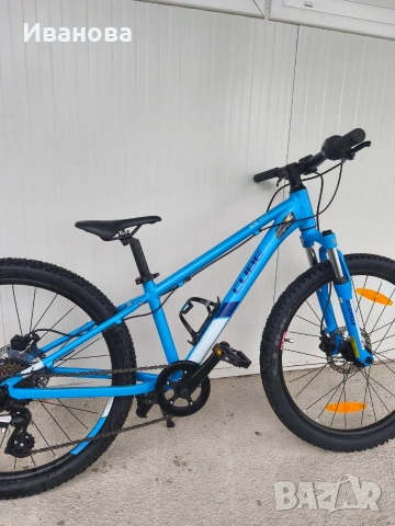 Детски алуминиев велосипед Cube 24", снимка 3 - Велосипеди - 54207280